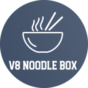 Logo - V8 Noodle Box 